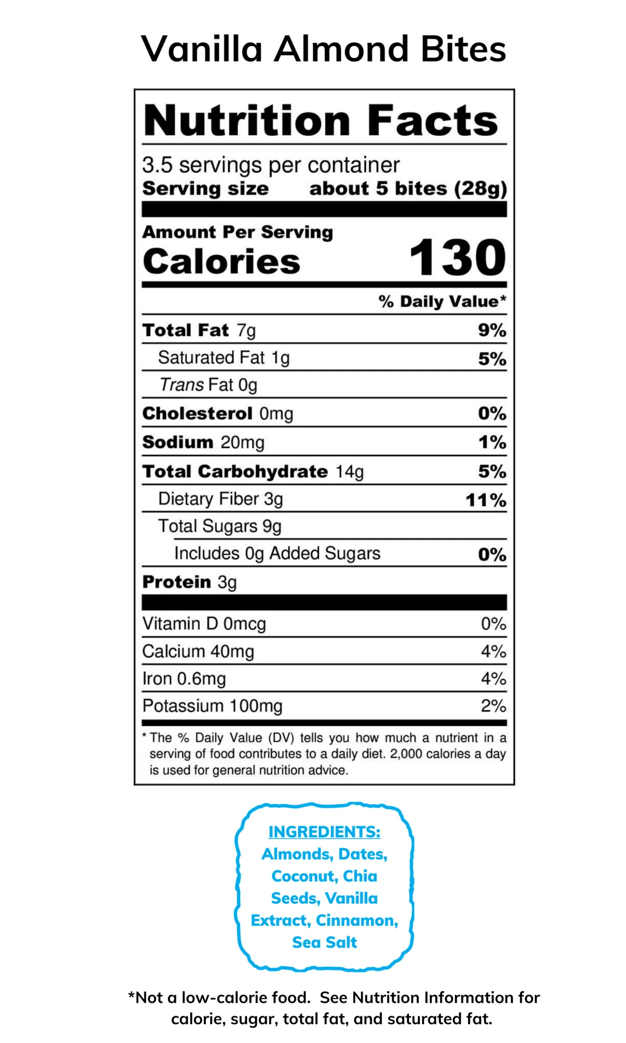 Nutsola Vanilla Almond Bites 3.5oz - Image 2