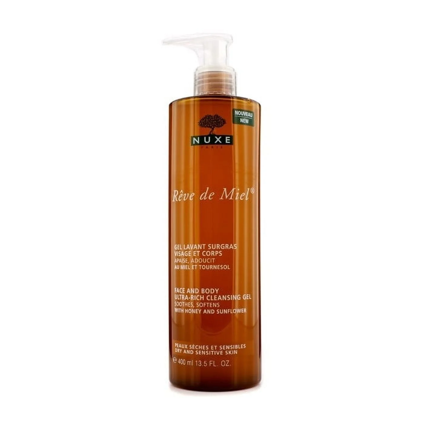 Nuxe Reve De Miel Face & Body Cleansing Gel 13.5oz