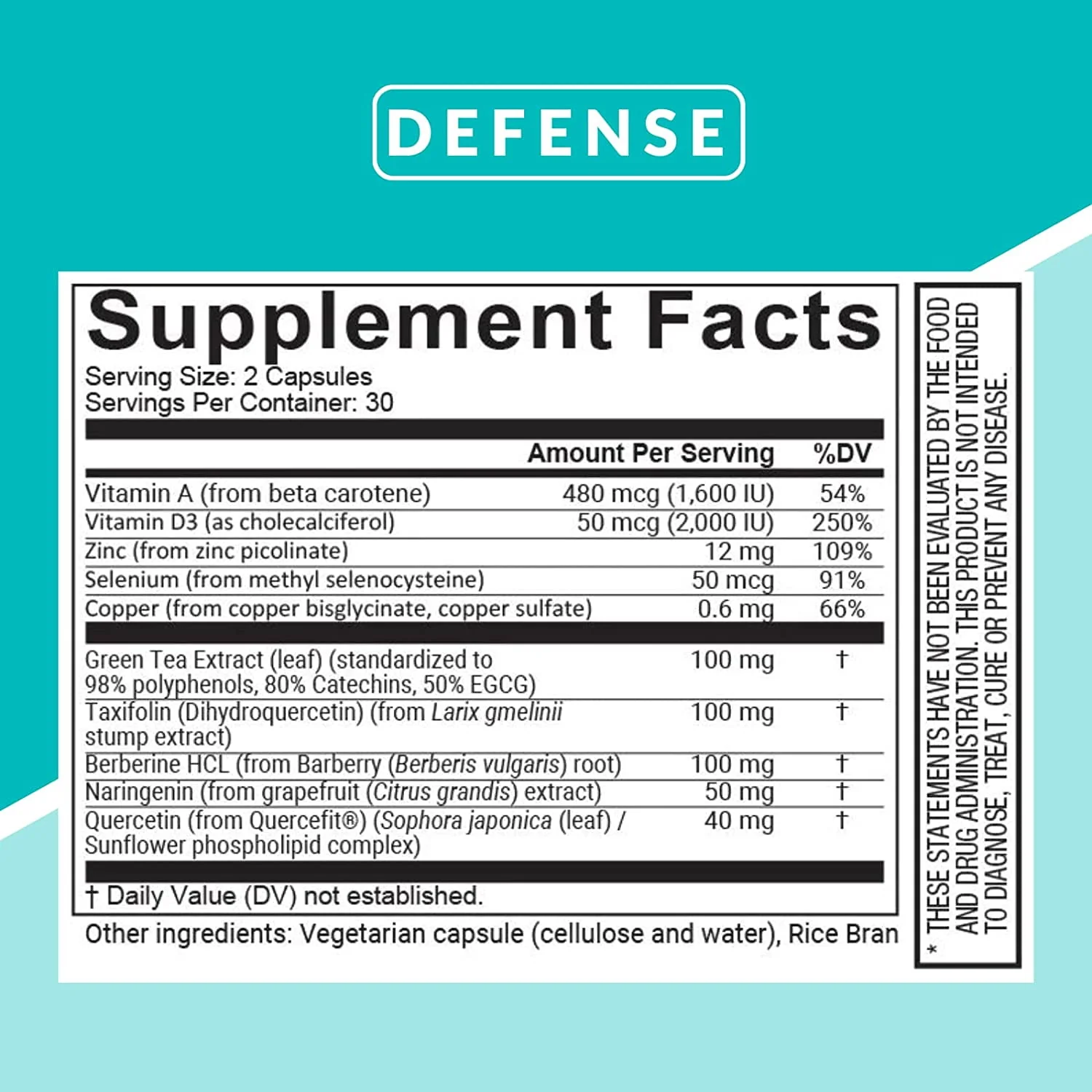 Nviromune Respiratory Support Defense Capsules 60ct - Image 2
