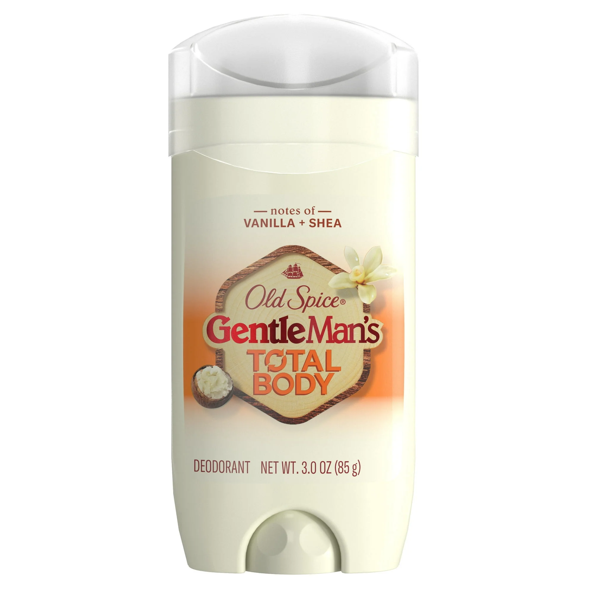 Old Spice Total Body Deodorant Bar Vanilla + Shea 3 oz