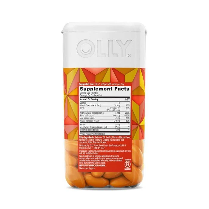 Olly Ultra Hair 30 Softgels - Image 2