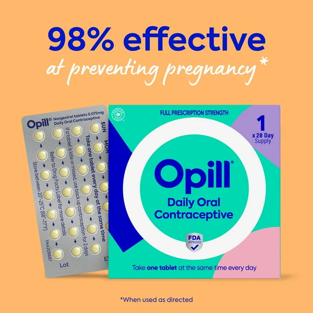 Opill Daily Oral Contraceptive Tablets 28ct - Image 3