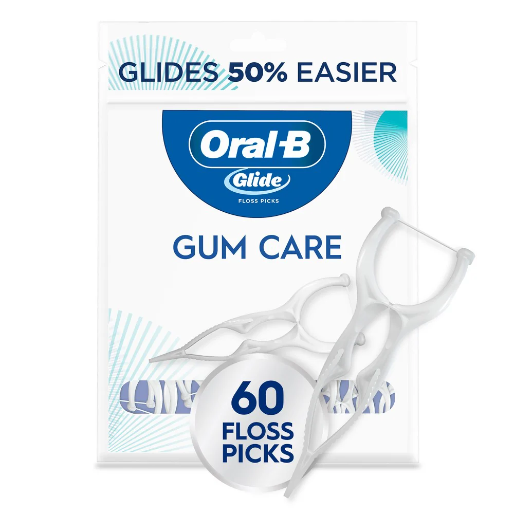 Oral-B Glide Gum Care Dental Floss Picks 60ct - Image 2