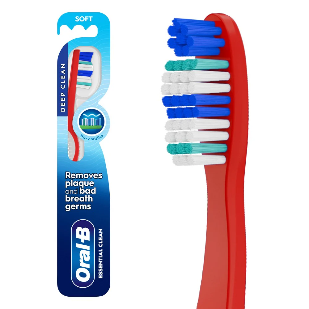 Oral-B Healthy Clean Soft Bristle Manual Toothbrush 1ct - Image 2