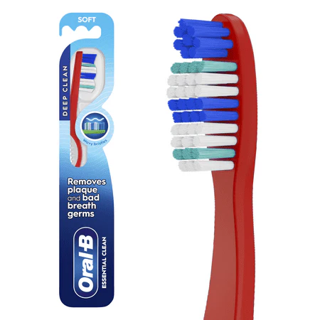 Oral-B Healthy Clean Soft Bristle Manual Toothbrush 1ct - Image 3