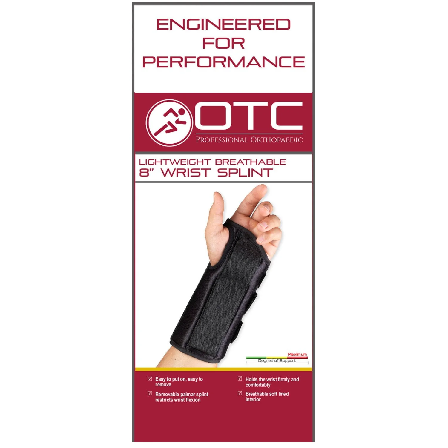 Otc 8In Wrist Splint Left 2083