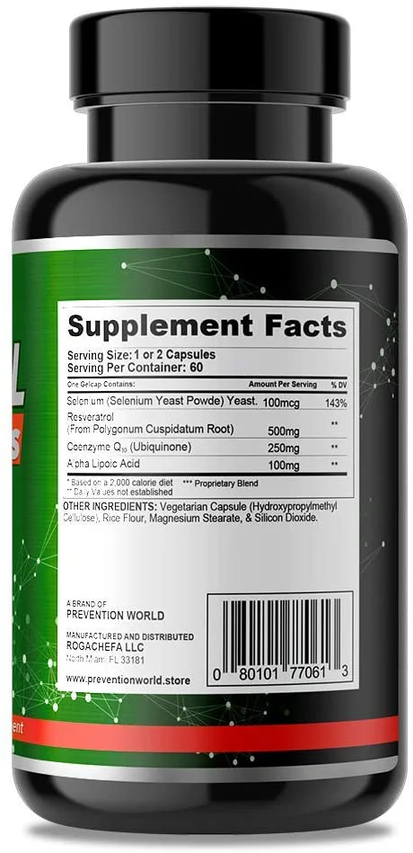 Recosel Plus - Dietary Antioxidant Blend Supplement Capsules - Image 2