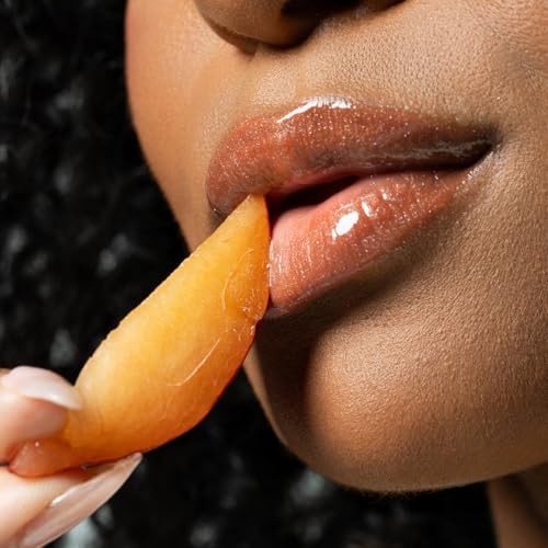 Palladio Lip Glaze Serum, Hydrating Lip Gloss with Peptides & Hyaluronic Acid Bellini Fizz - Image 4