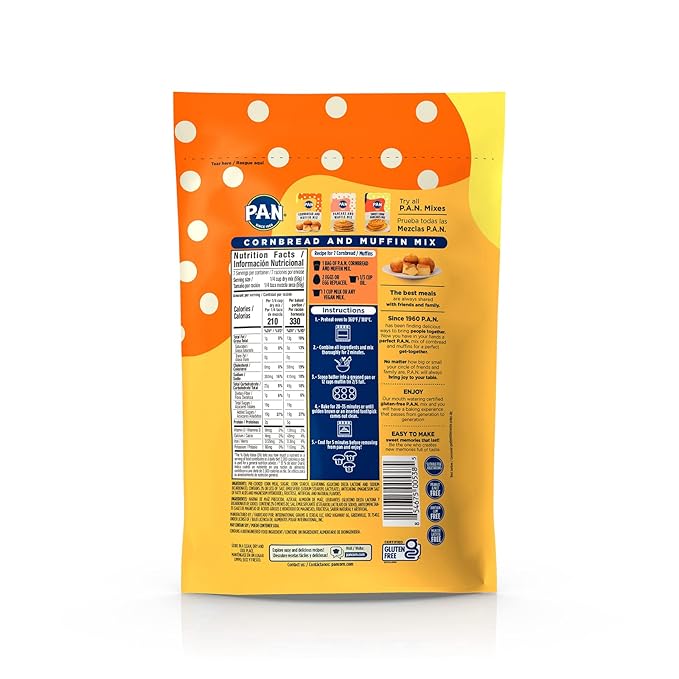 Harina Pan Joy Cornbread and Muffin Mix 15oz - Image 2