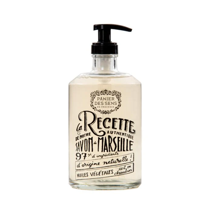 Panier Des Sense Glass Bottle Liquid Marseille Soap Rejuvenating Rose