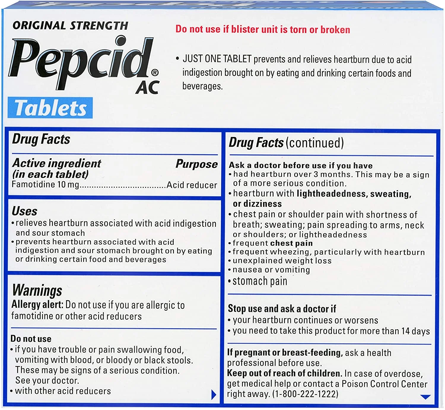 Pepcid AC Original Strength 10 mg - Image 2