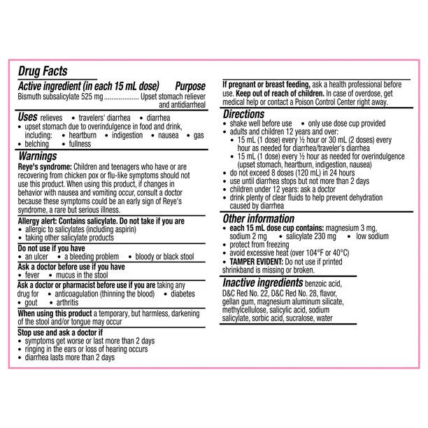 Pepto Bismol Maximum Strength 8Oz - Image 2