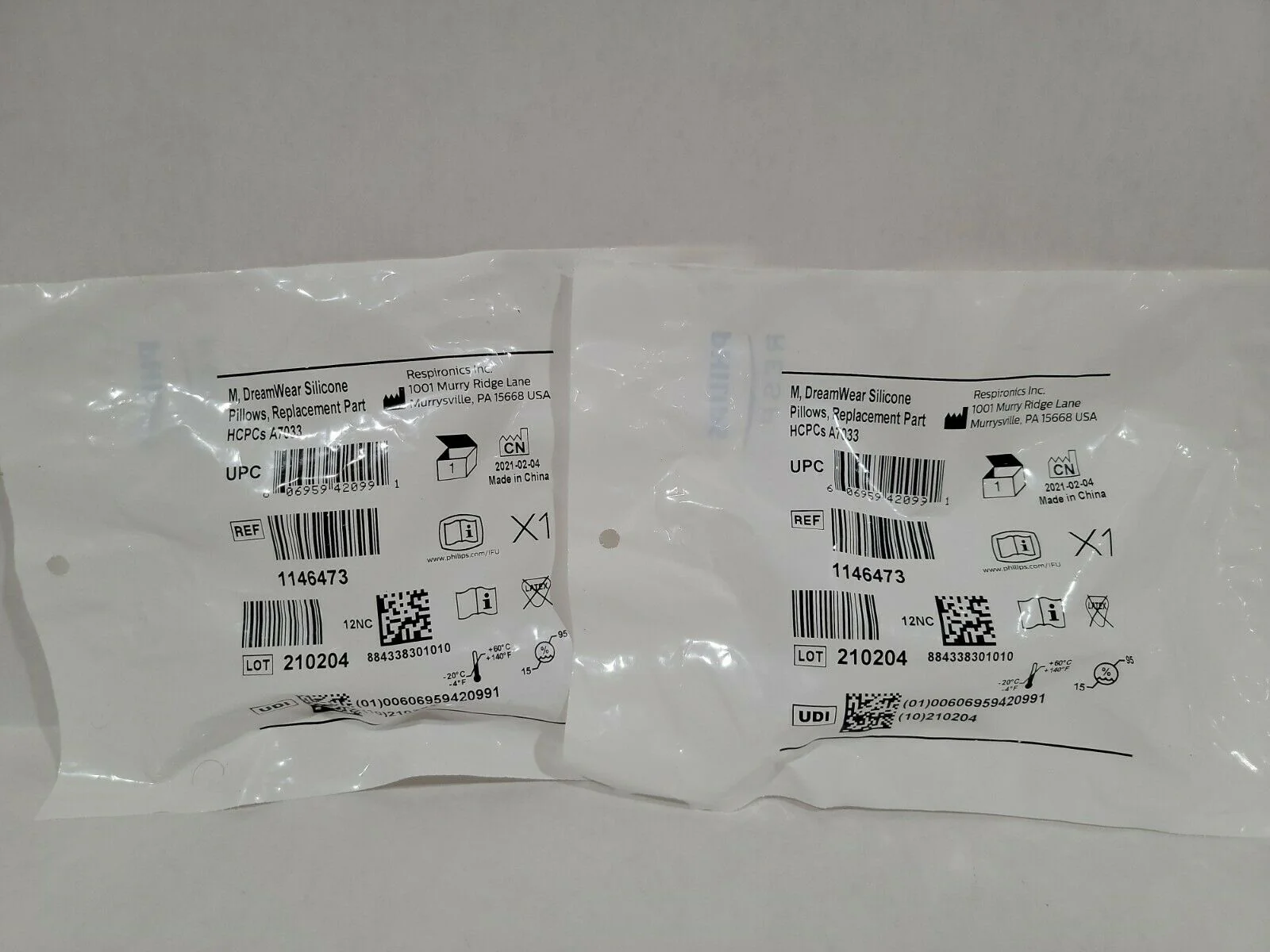 Respironics DreamWear Silicone Nasal Pillow Medium Cushion