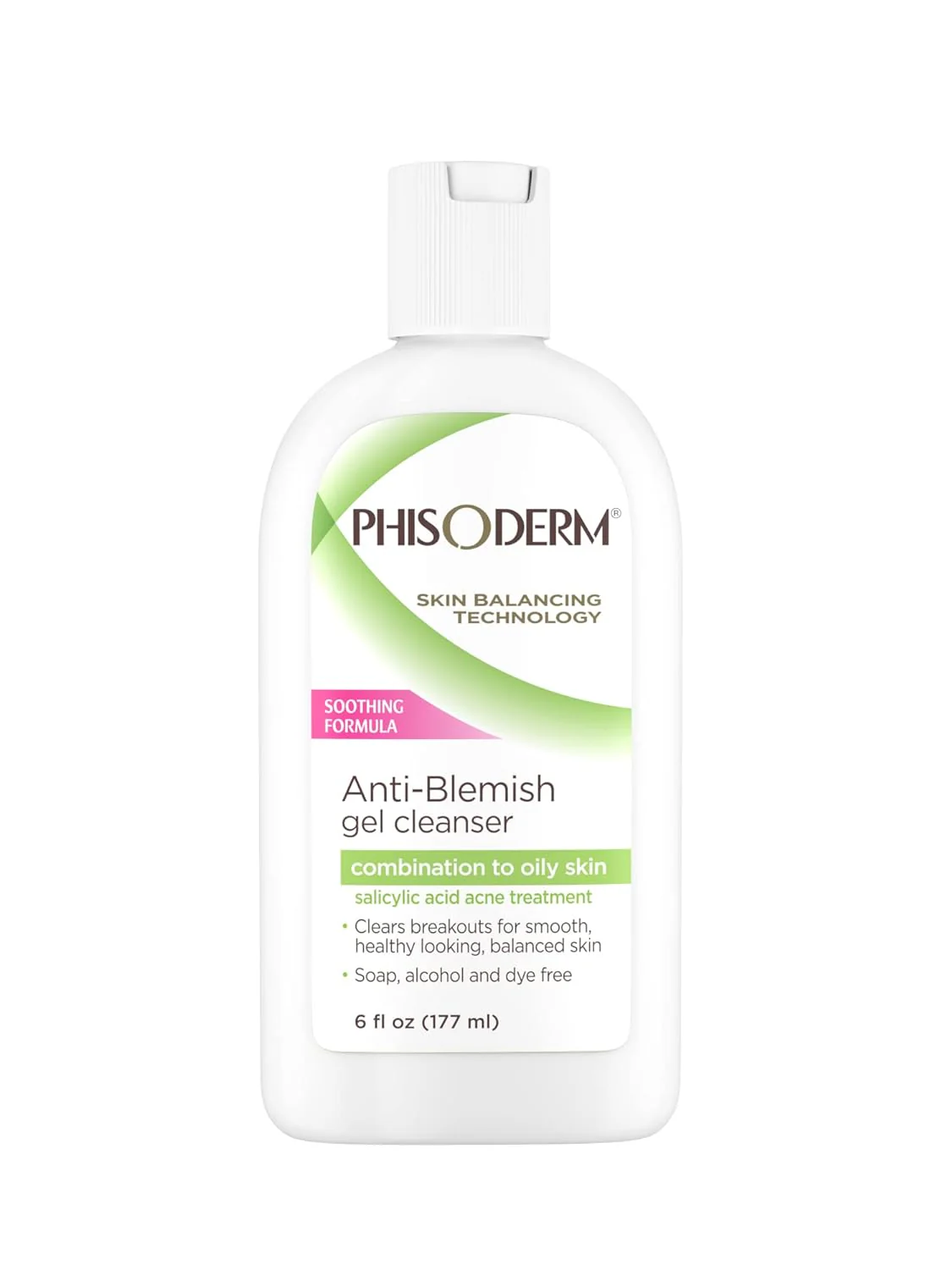 Phisoderm Anti Blemish Gel Face Wash 6Oz