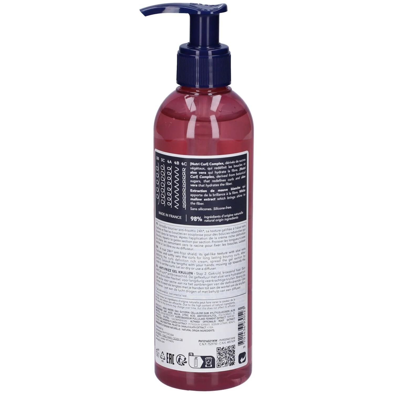 Phyto Intense Curls Anti Frizz Curls Gel 8.4oz - Image 3