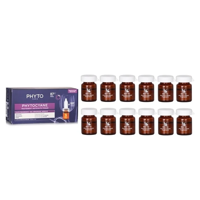 Phyto Phytocyane Progressive Hair Loss Treatment 12 Vials 5ml each - Image 2
