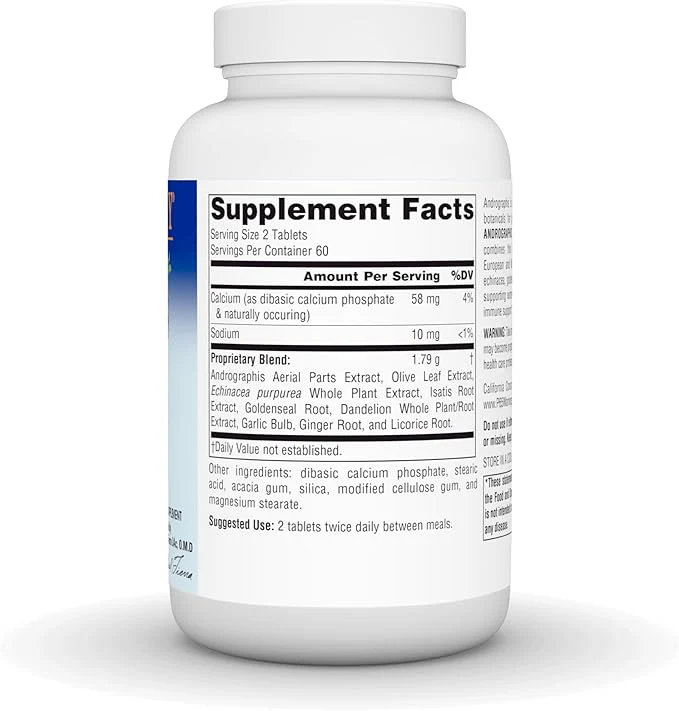 Planetary Herbals Andrographis 400mg Tablets 120ct - Image 2