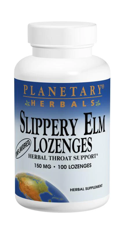 Planetary Herbals Slippery Elm Lozenges 150 mg
