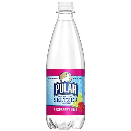 Polar Seltzer Water Raspberry Lime 20oz