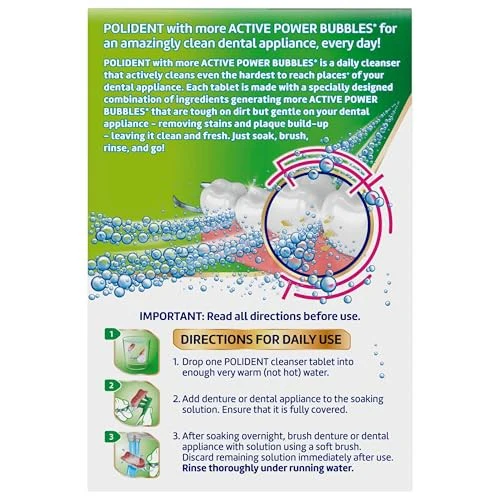 Polident Overnight Cleanser - 90ct - Image 10