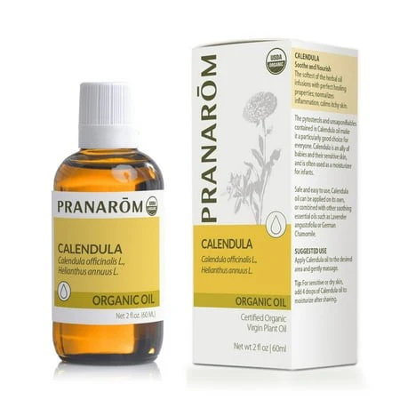 Pranarom Organic Calendula Virgin Plant Oil 2 Fl Oz