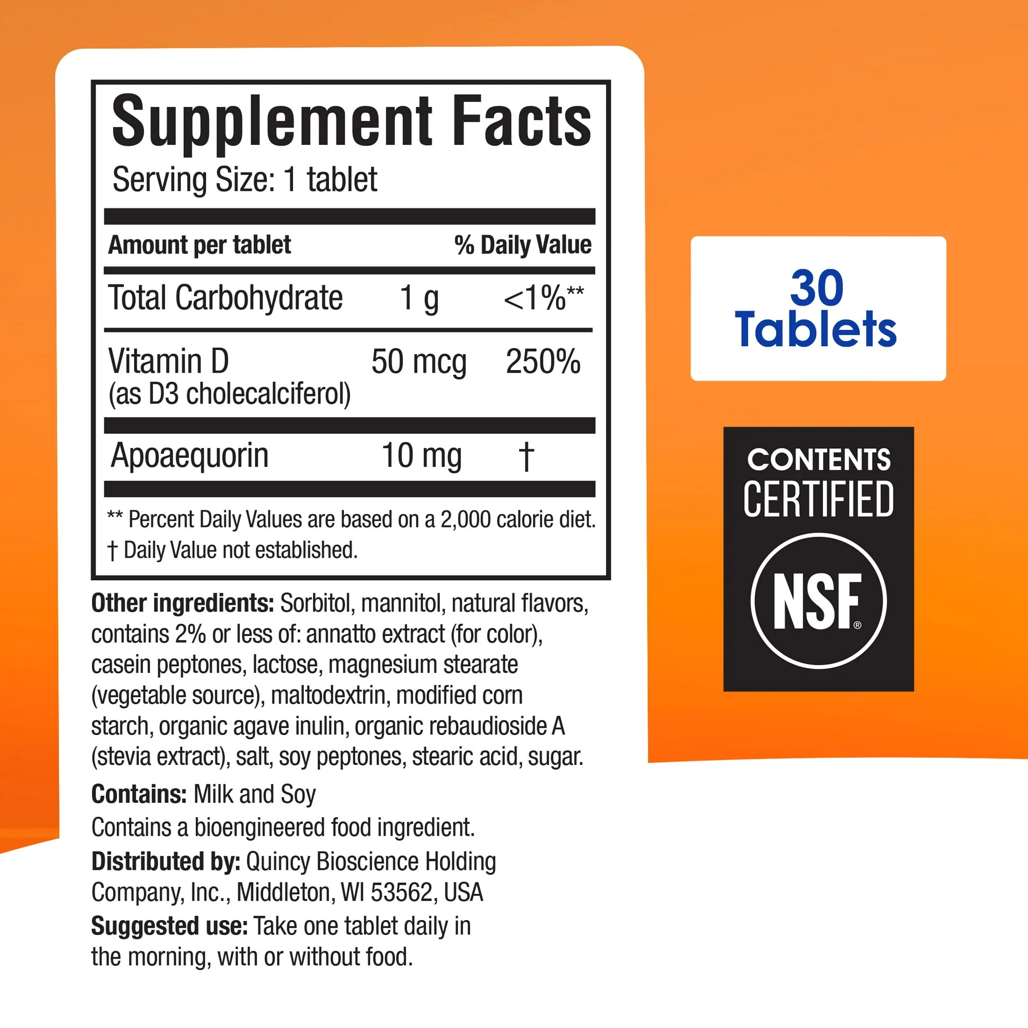 Prevagen Orange Chewables 30ct - Image 2