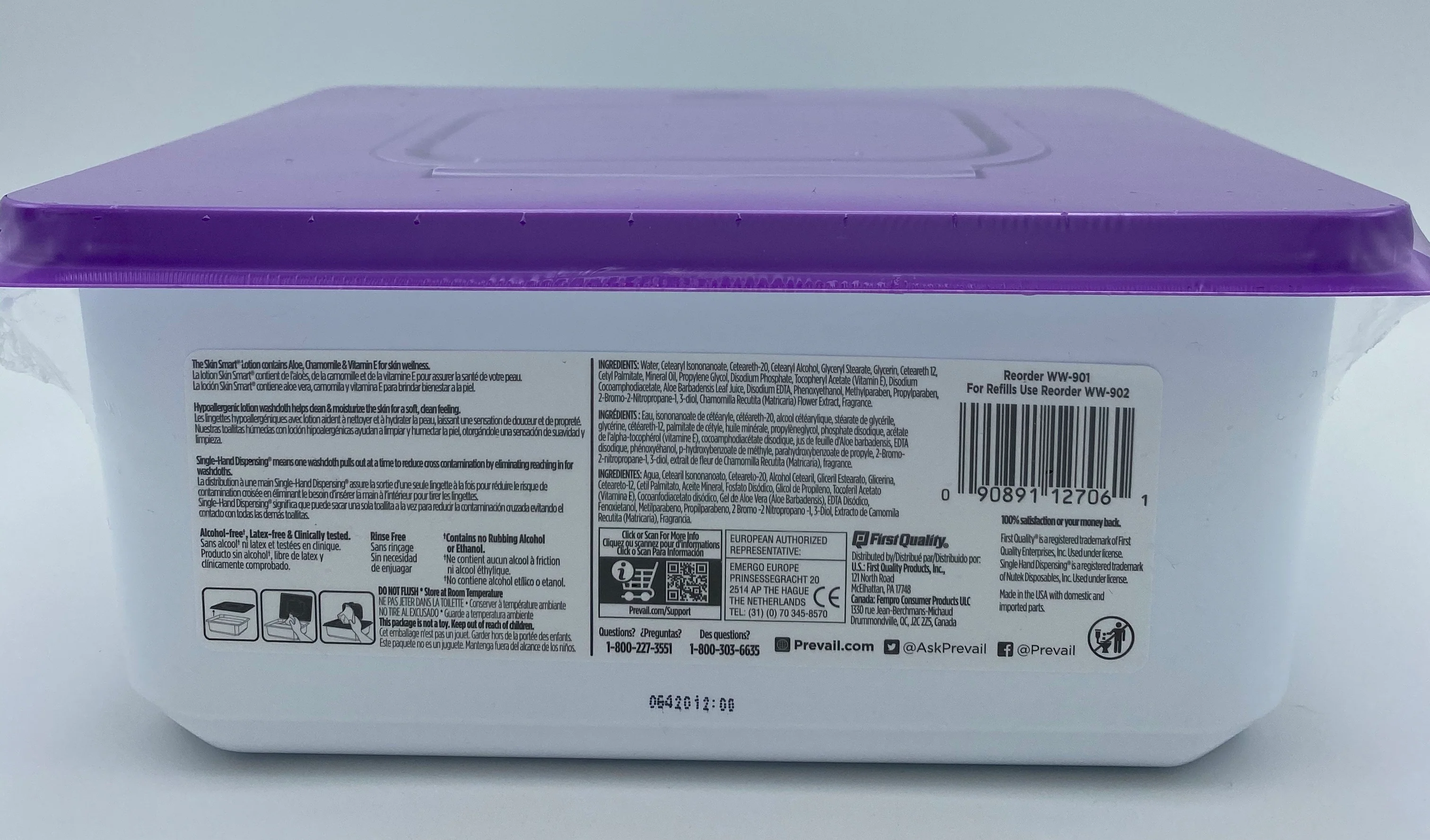 Prevail Premium Washcloths, 12" x 8 ", 96 CT - Image 2