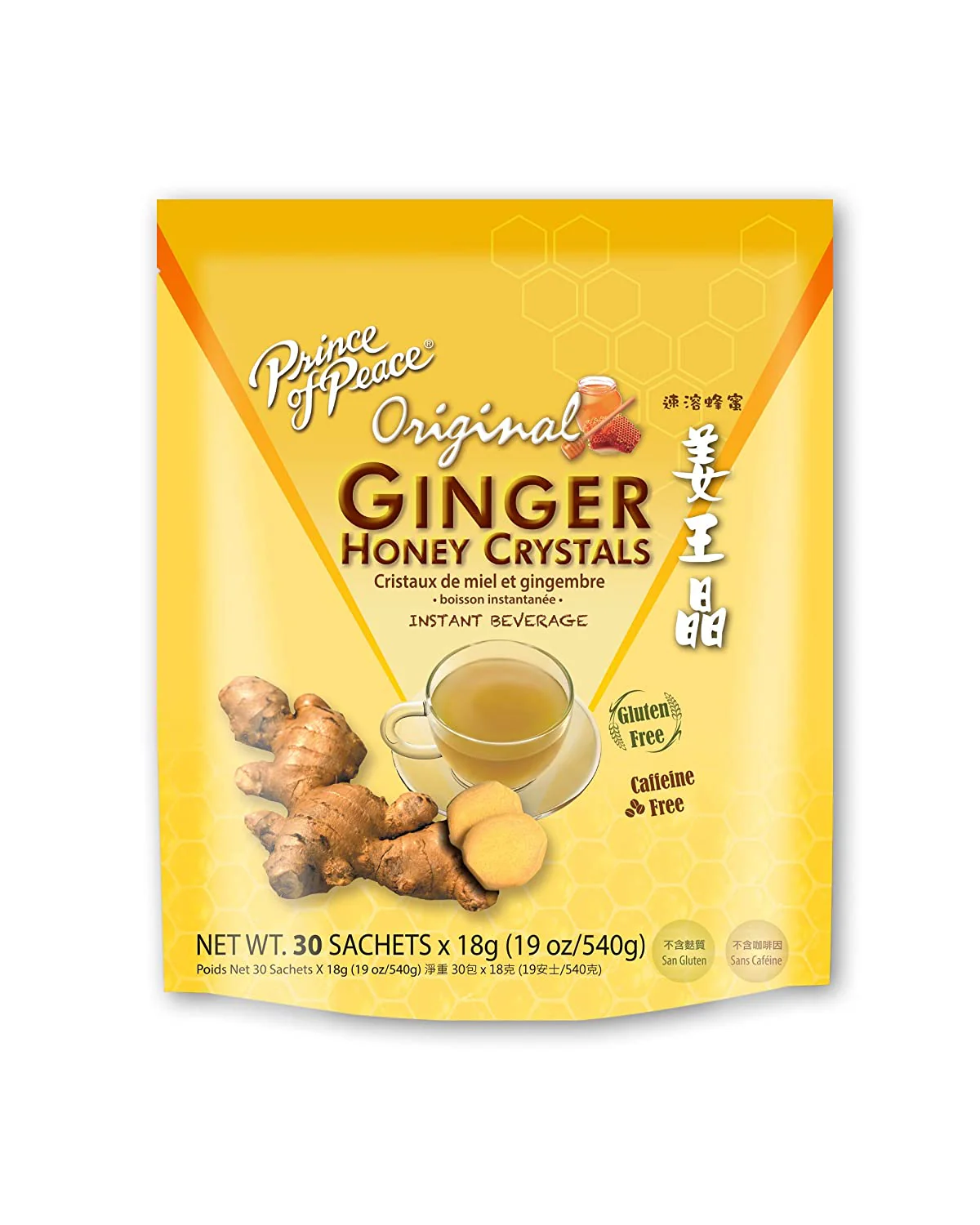 Prince Of Peace Ginger Honey Crystal Instant 30ct
