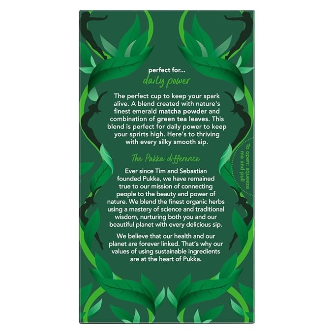 Pukka Supreme Matcha green Satchets 20ct - Image 2