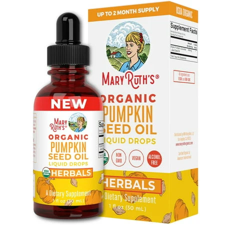 Mary Ruth's Pumpkin Seed Oil Liquid Drops, Sugar Free 1oz - Image 2