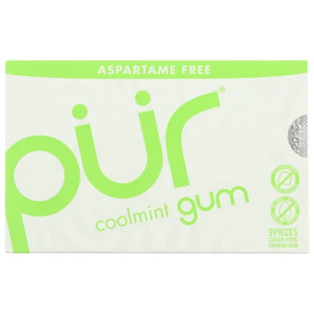 Pur Gum Aspartame Free Coolmint 9ct