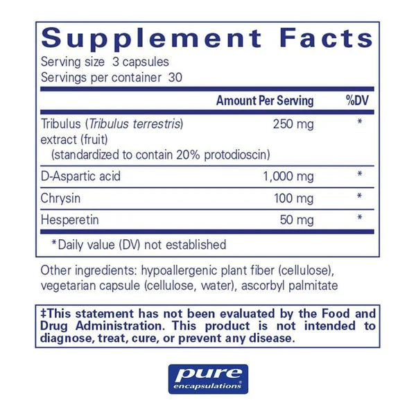 Pure Encapsulations Tribulus Formula 90 Capsules - Image 2