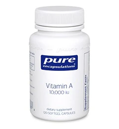 Pure Encapsulations, Vitamin a, 3,000 Mcg (10,000 IU), 120 Softgel Capsules