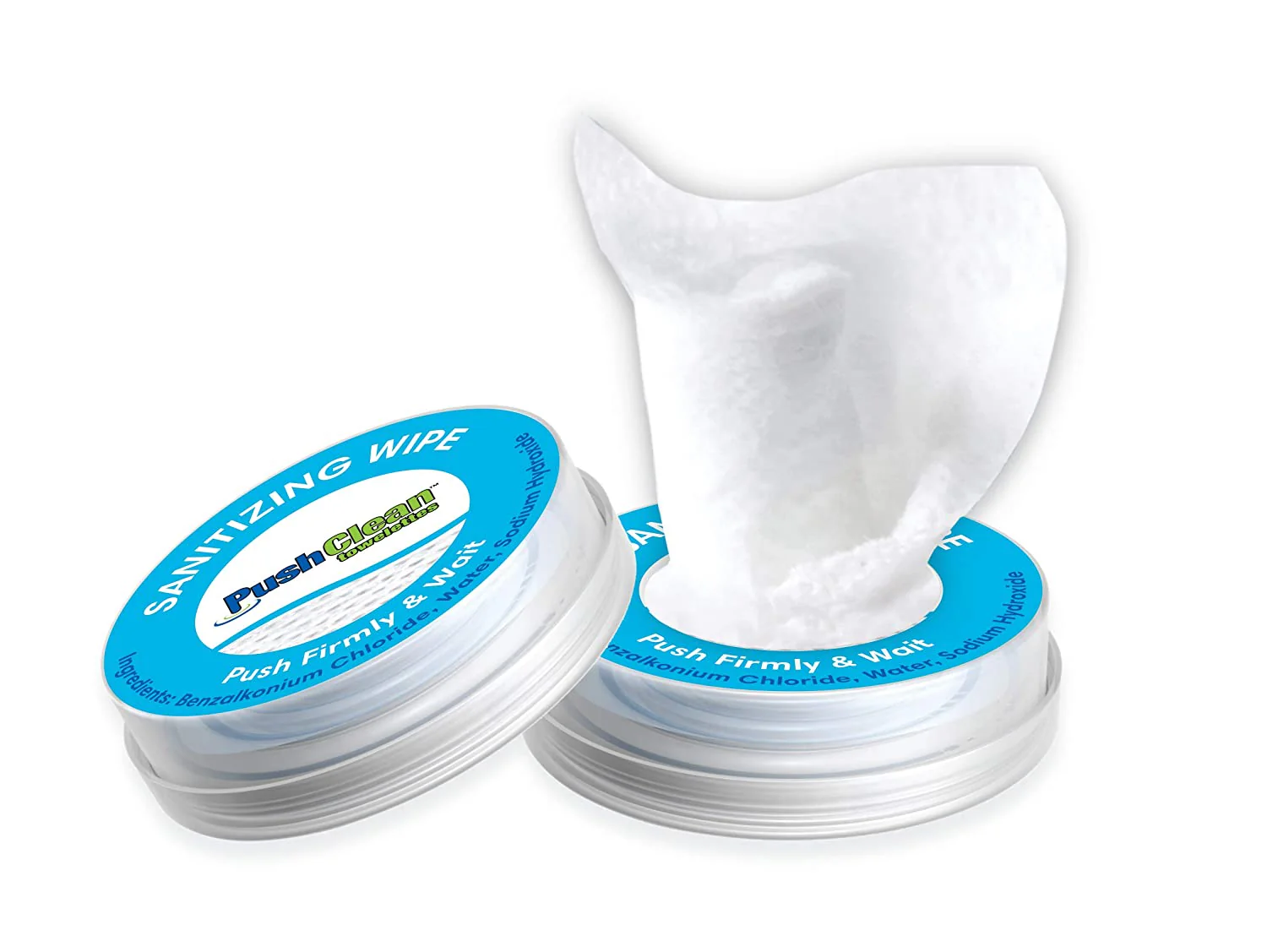 PushClean On the Go Sanitizing Wipes - Image 4