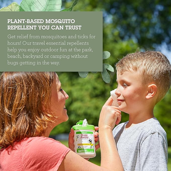Quantum Health Buzz Away Deet Free Insect Repellent 25 Towelettes - Image 3