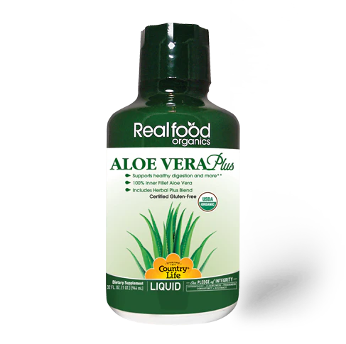 Country Life Realfood Organics Aloe Vera Plus 32 Fl Oz