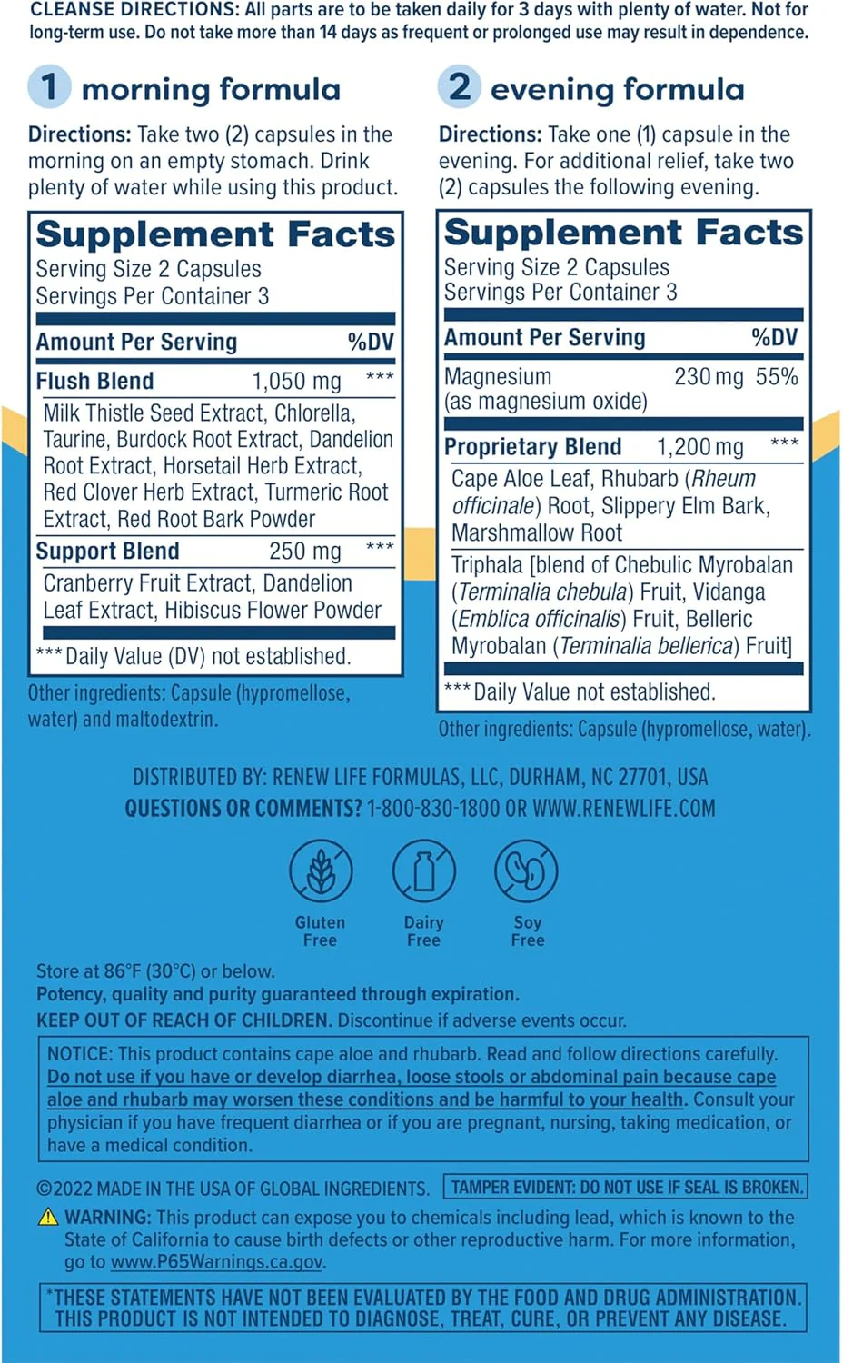 Renew Life Adult Cleanse Total Body Reset 3-day cleanse - Image 3