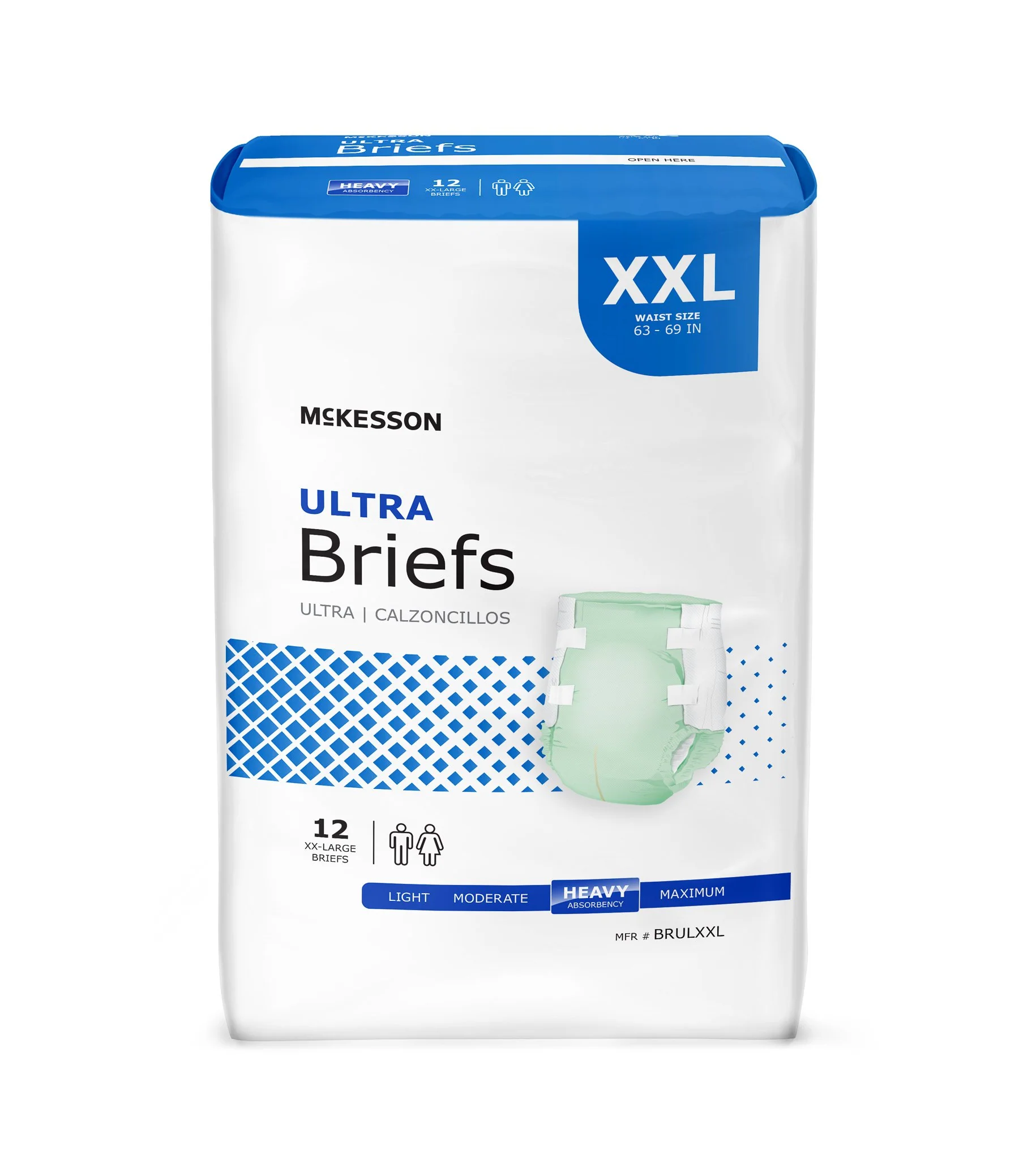 McKesson Adult Incontinent Brief Ultra Disposable Heavy Absorbency BRUL - Image 5