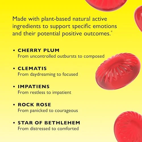 RESCUE Kids Pastilles, Natural Strawberry Flavor, Stress Relief for Children, Calming Aid, Homeopathic, Flower Essences - Image 6