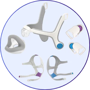 Resmed Res Med Rx Air Touch N20 Nasal CPAP Mask With Headgear