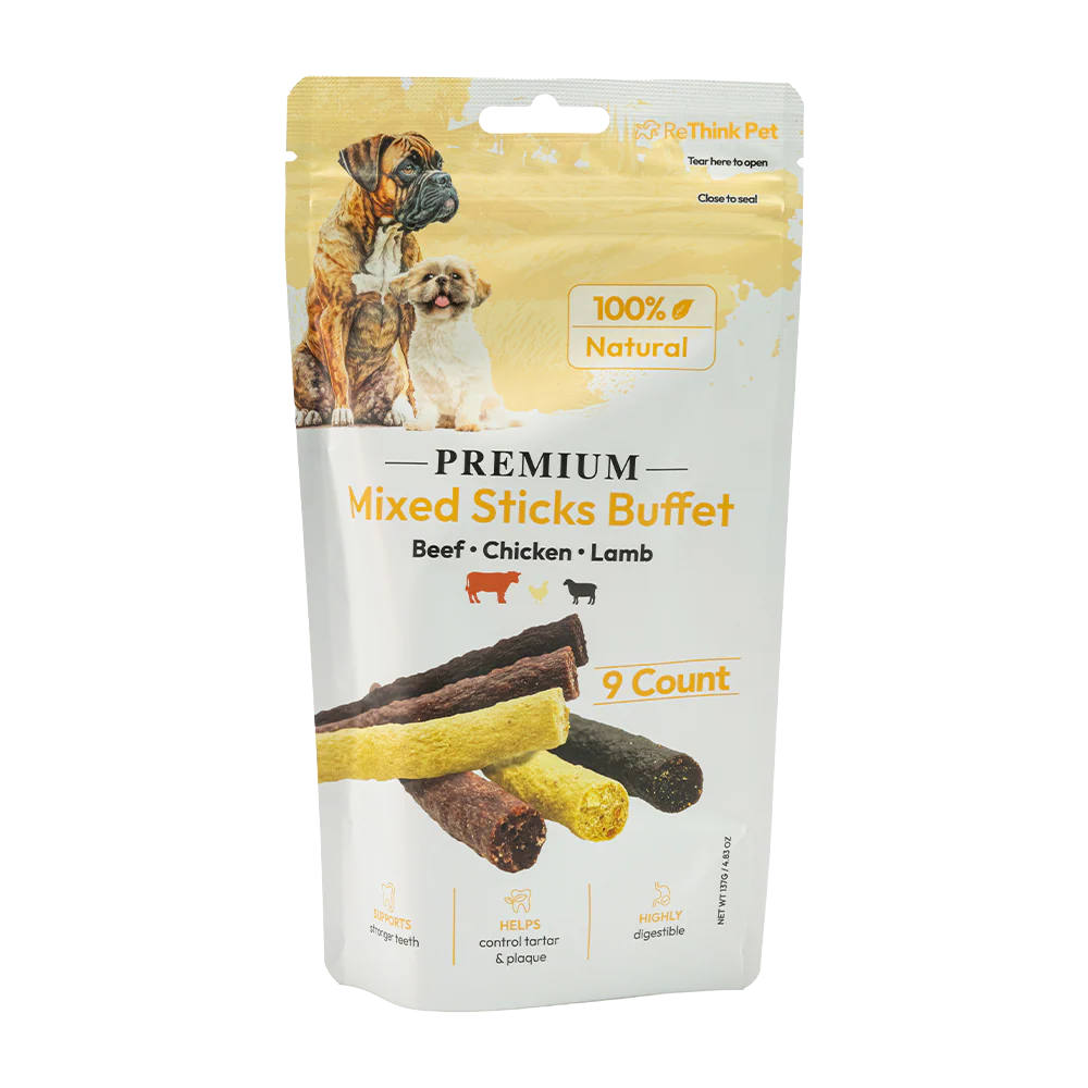 Rethink Pet Premium Mixed Sticks Buffet 9ct