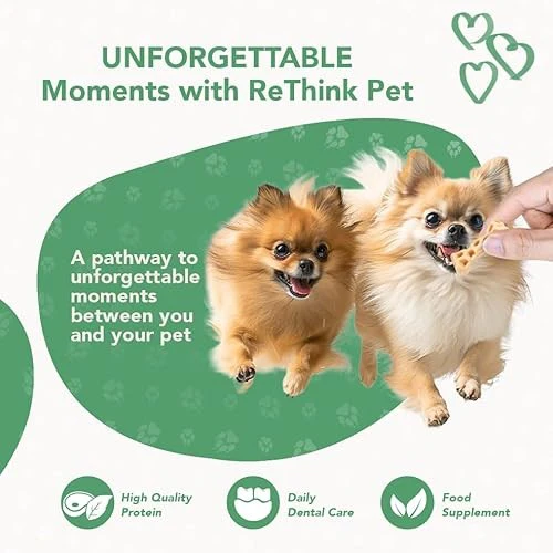 ReThink Pet Premium Dental Mix, All Natural Dog Treats with Dental Toothbrush, Honeycomb. - Image 7