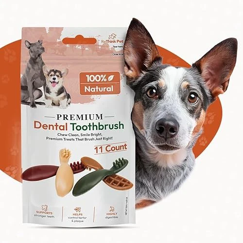 ReThink Pet Premium Dental Toothbrush Treats for Dogs - Image 2