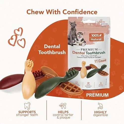 ReThink Pet Premium Dental Toothbrush Treats for Dogs - Image 3