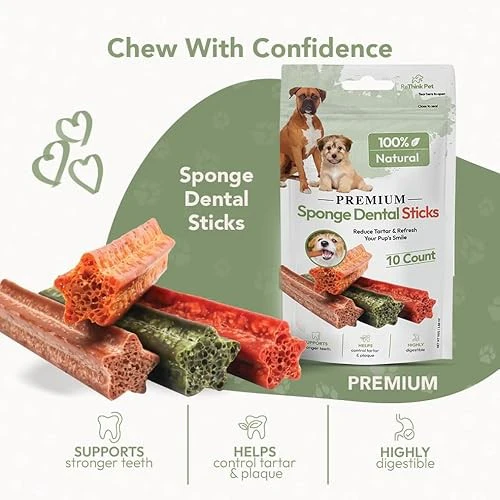 ReThink Pet Premium Sponge Dental Sticks for Dogs of All Ages, 10ct - Image 3