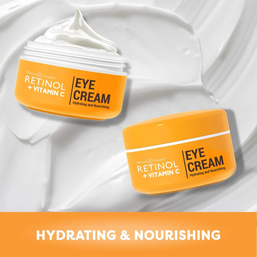 Retinol + Vitamin C Eye Cream - Anti-Aging Dark Circle & Puffiness 15g - Image 3