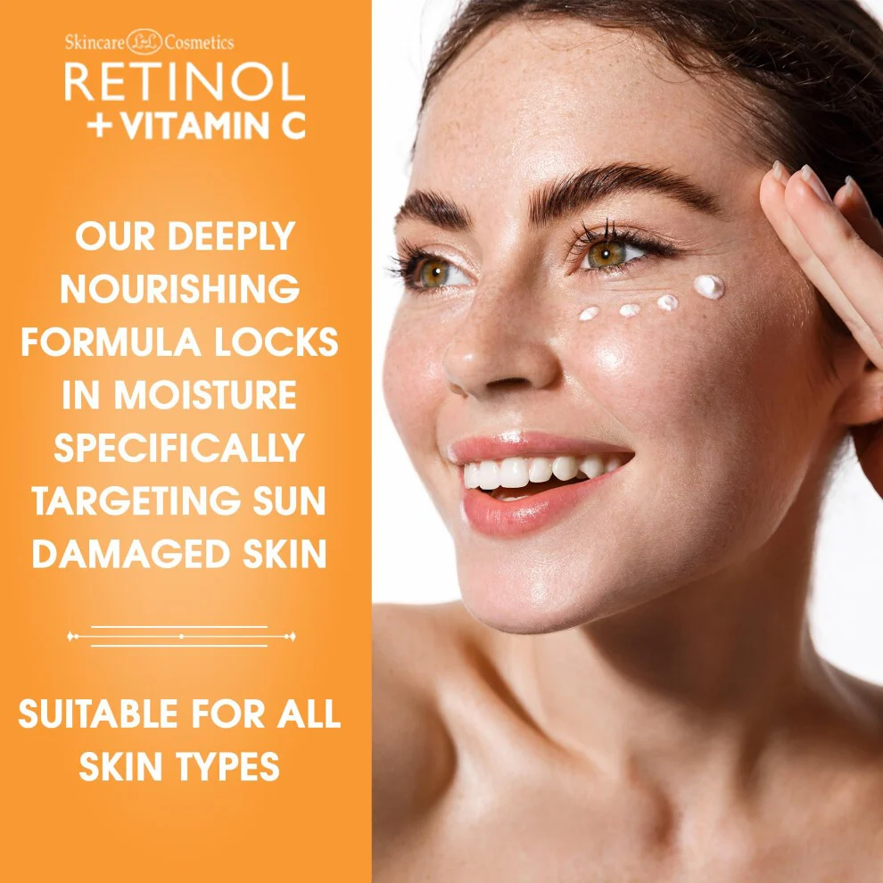 Retinol + Vitamin C Eye Cream - Anti-Aging Dark Circle & Puffiness 15g - Image 4