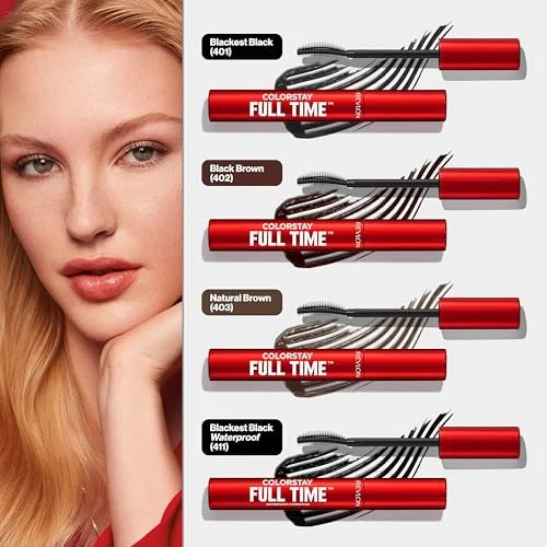 Revlon ColorStay Full Time Volumizing Mascara 401 Blackest Black - Image 11