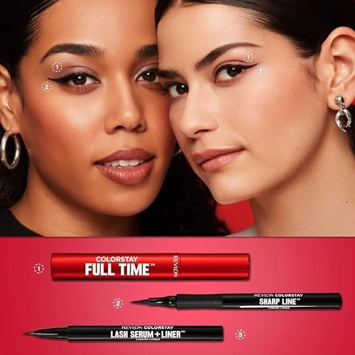 Revlon ColorStay Lash Serum + Liner Waterproof 001 Blackest Black - Image 3