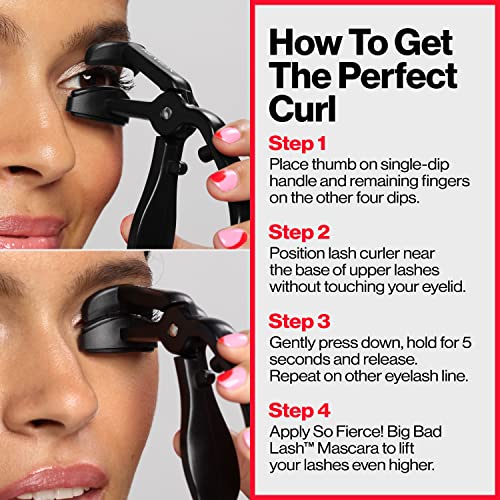 Revlon Comfort + Control Lash Curler - Black - Image 7